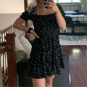 Black Polka Dot Dress